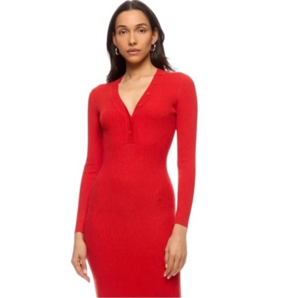 ROAM Cordoba Long Button Front Knit Dress, Size: L